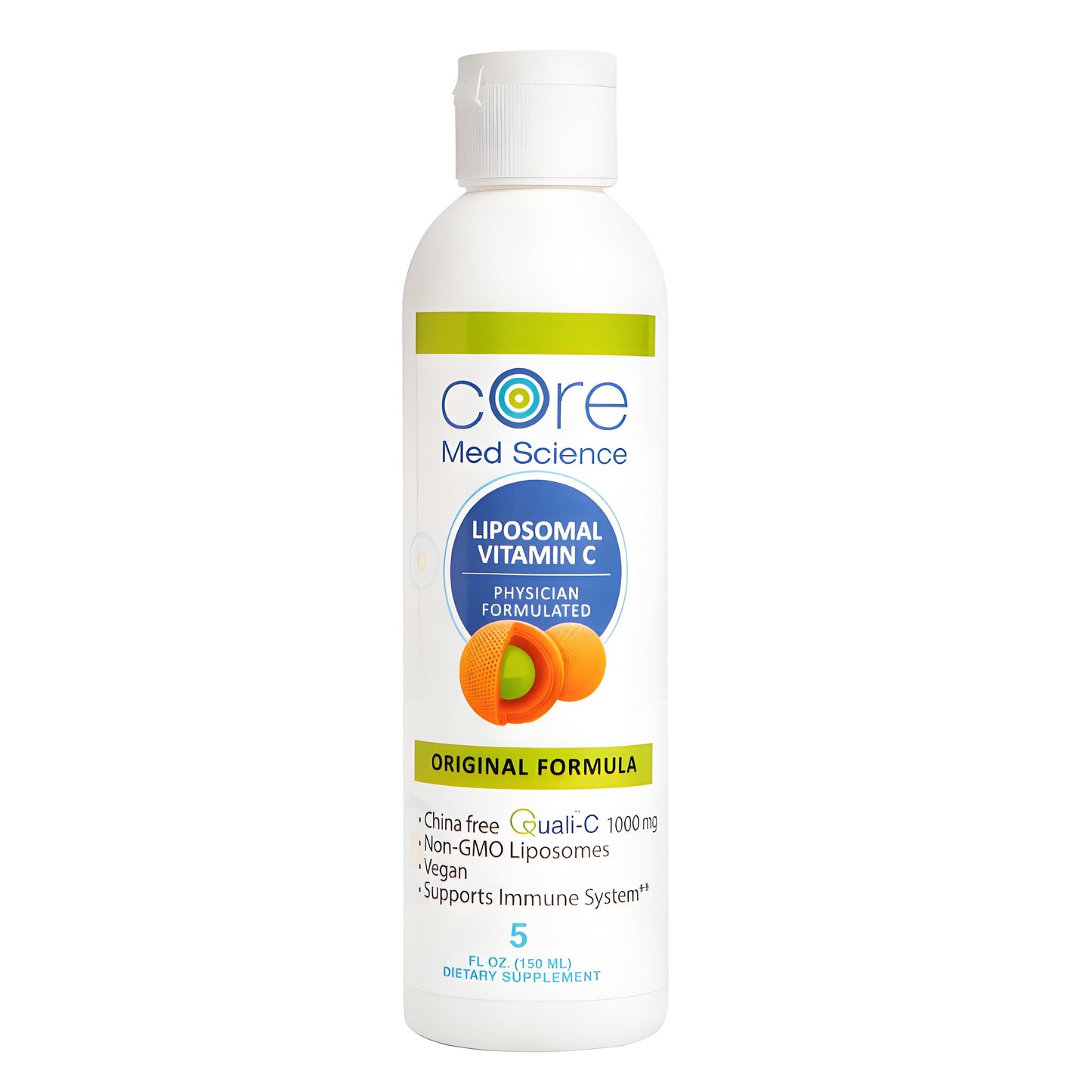 Liposomal Vitamin C - Liquid - Original Orange Formula (5 FL OZ / 30 Servings)